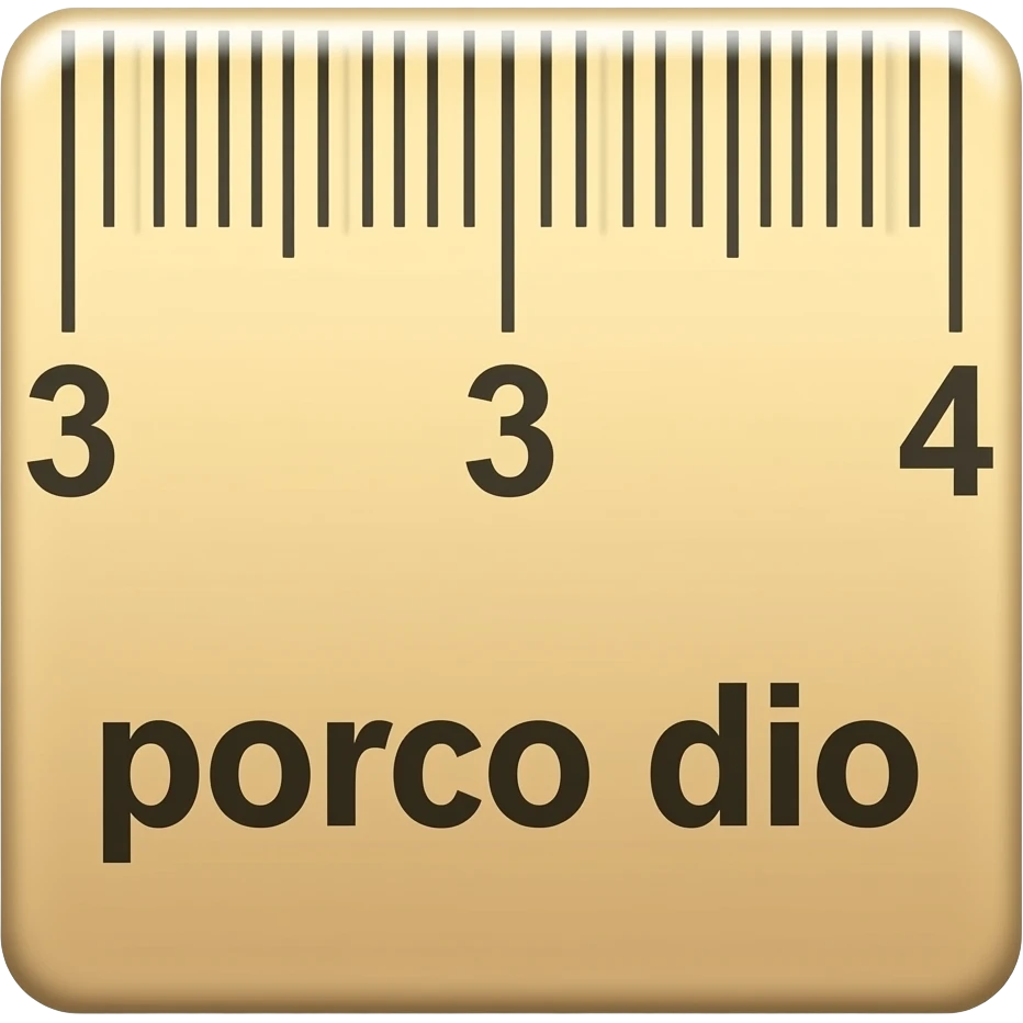 text "porco dio", on a meter to the max emoji