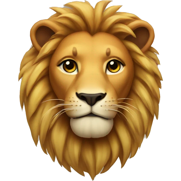A lion wearing a bikini  emoji