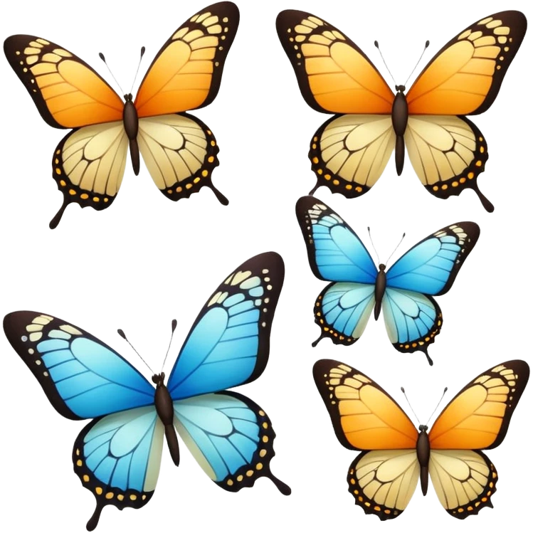 Butterflies emoji