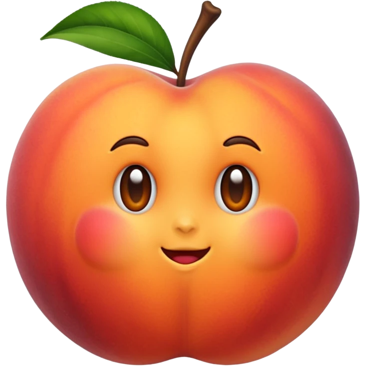 Peach emoji