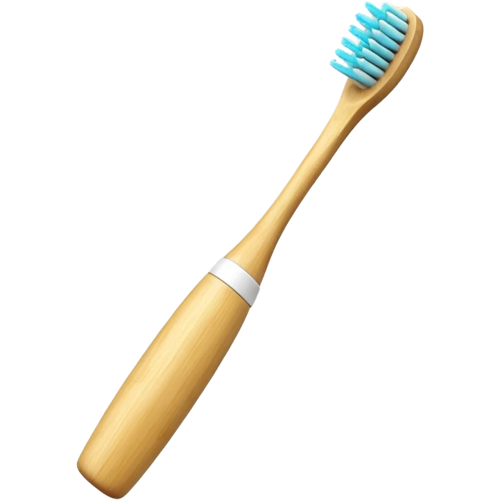 Bamboo toothbrush emoji