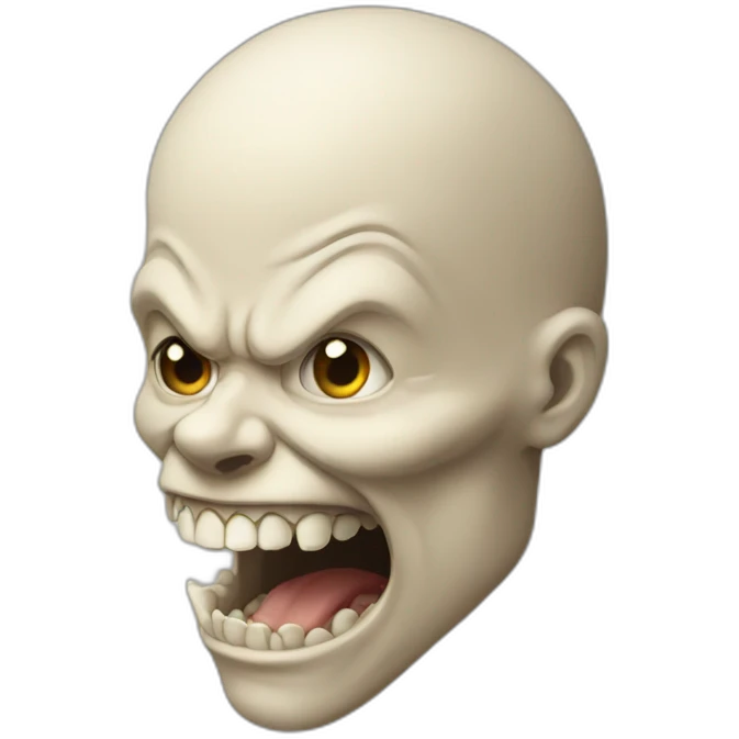 jaw - mewing emoji