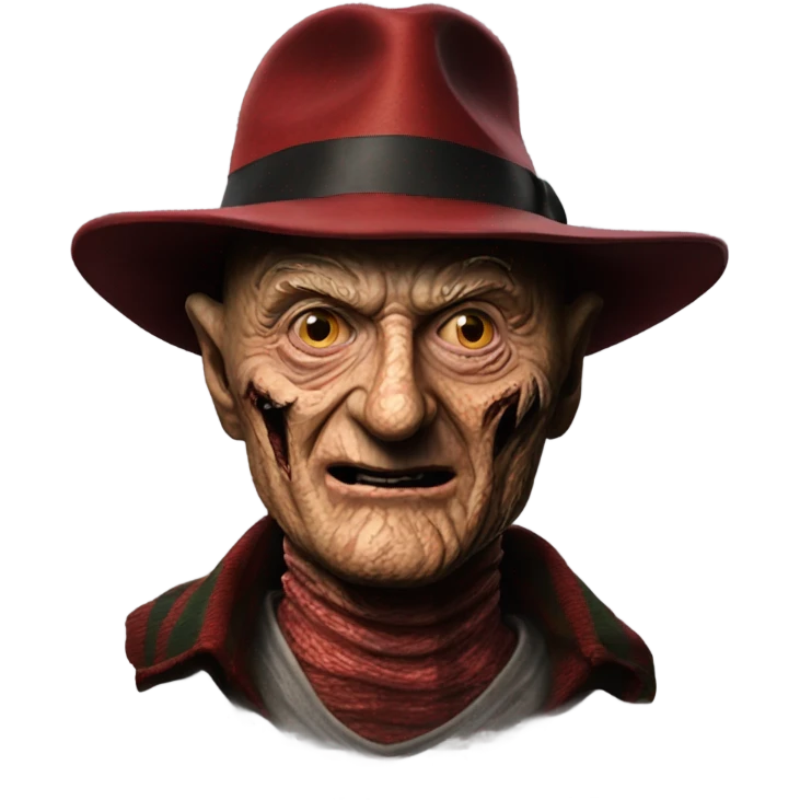 Freddy Krueger realistic portrait  emoji
