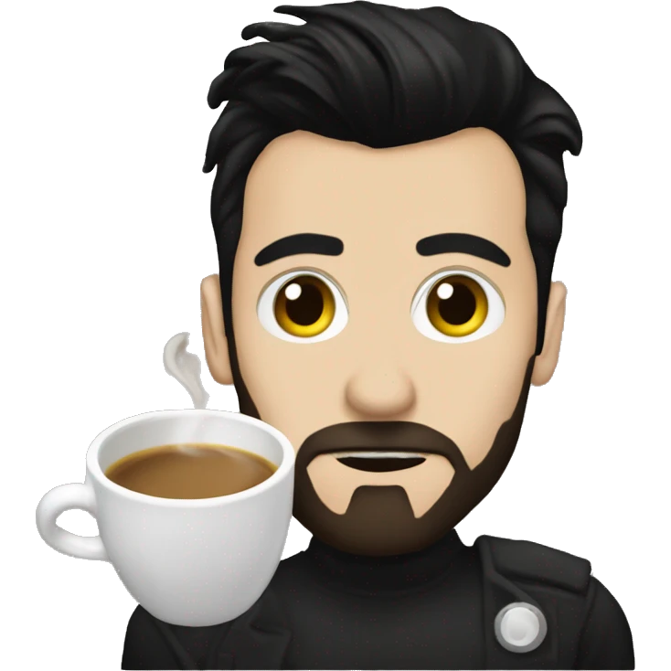 Ian Watkins with coffee emoji