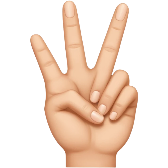 In hand, make an emoji y sign emoji