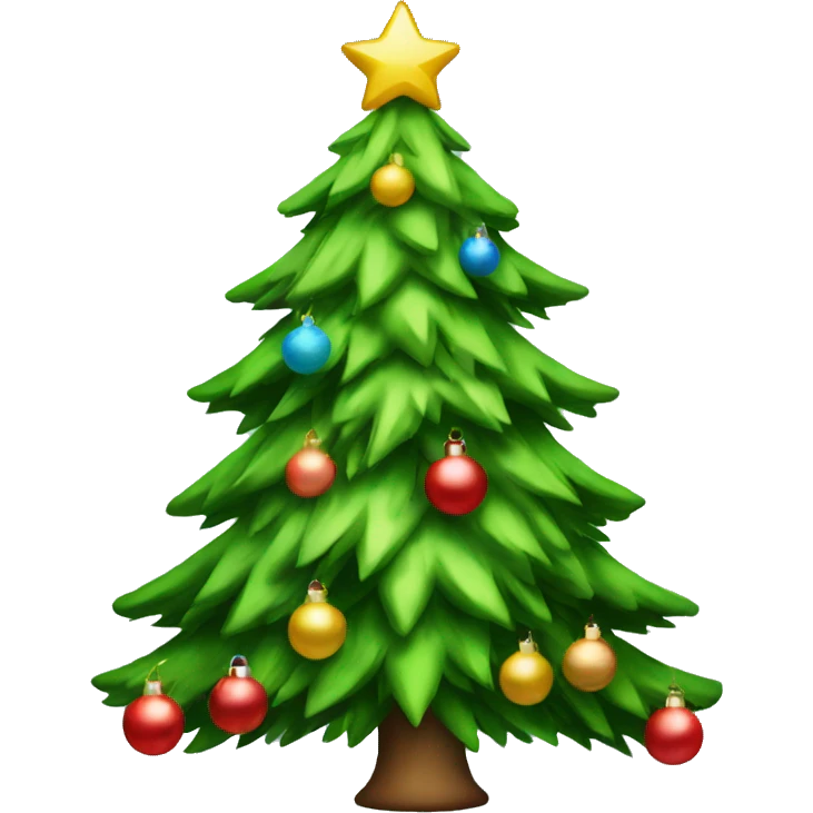 Christmas tree emoji