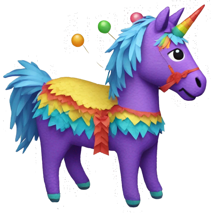 Piñata licorne emoji