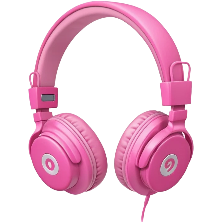 pink headphones  emoji