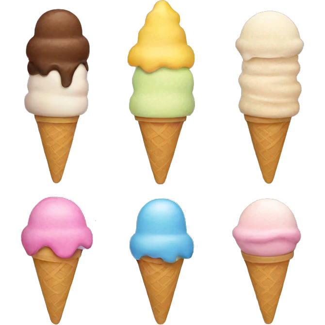 Ice creams  emoji
