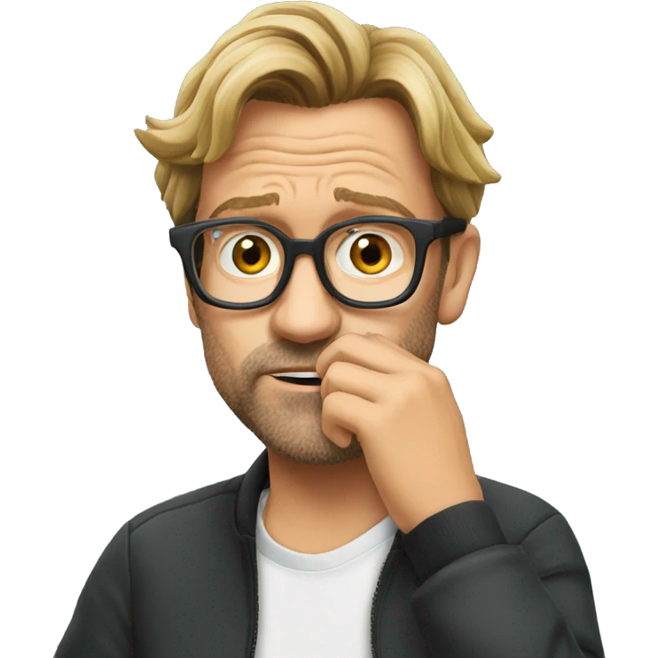 Klopp biting nails emoji