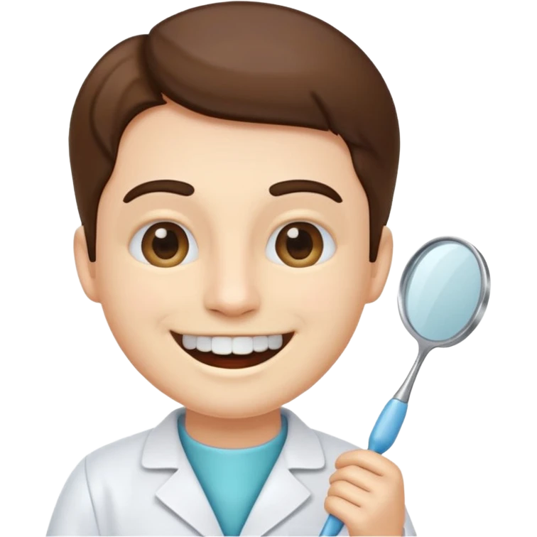 generate a dentist emoji that treats teeth emoji