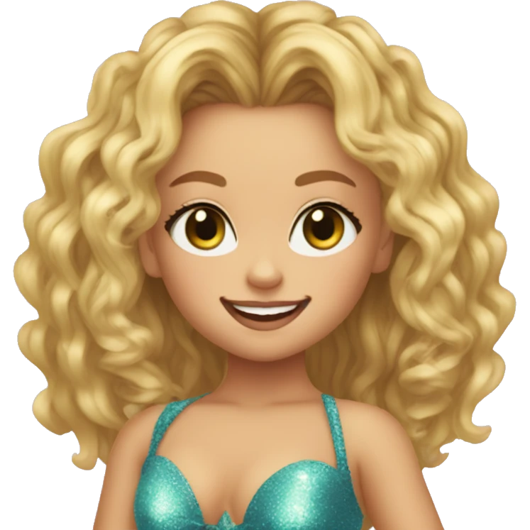 Jojo siwa but dressed like beyonce  emoji