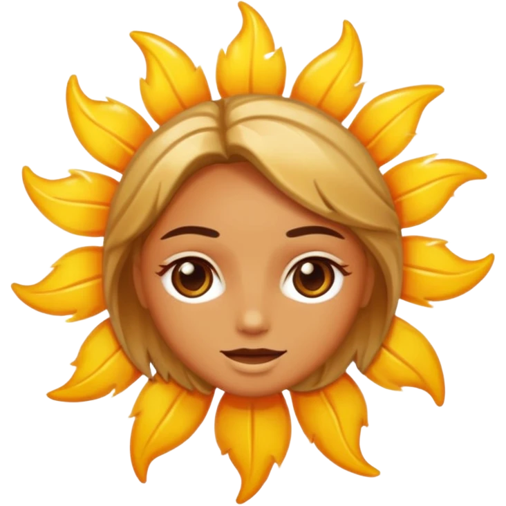 sun-kissed emoji