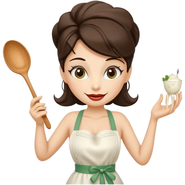 a sexy cup of ranch dressing, playful and flirty, anthropomorphic, with sultry eyes and a suggestive pose, fun and cheeky emoji