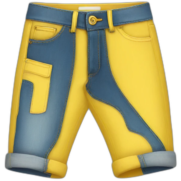 Yellow jeans emoji