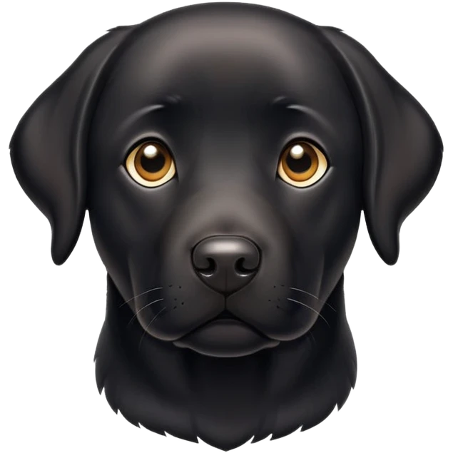 Black Labrador  emoji