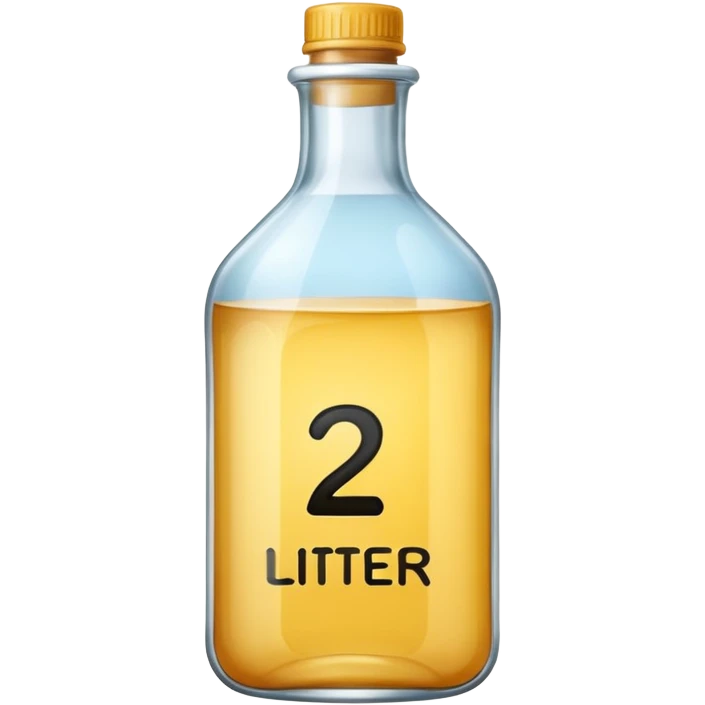 bottle with 2 litr text emoji
