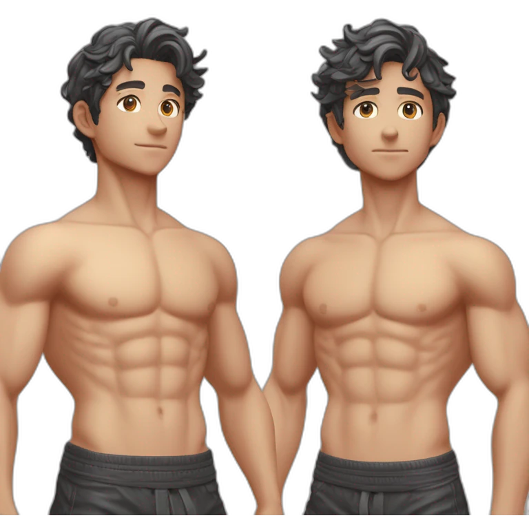 bare-belly,-abs, -athletic,-colorless-garden,-bathed-in-shadows,-fov-90-degrees,-short-lighting,-l-usm,-cold-colors,-gilded-technique,-extremely-hyper-aesthetic, -twinks, -threesum emoji