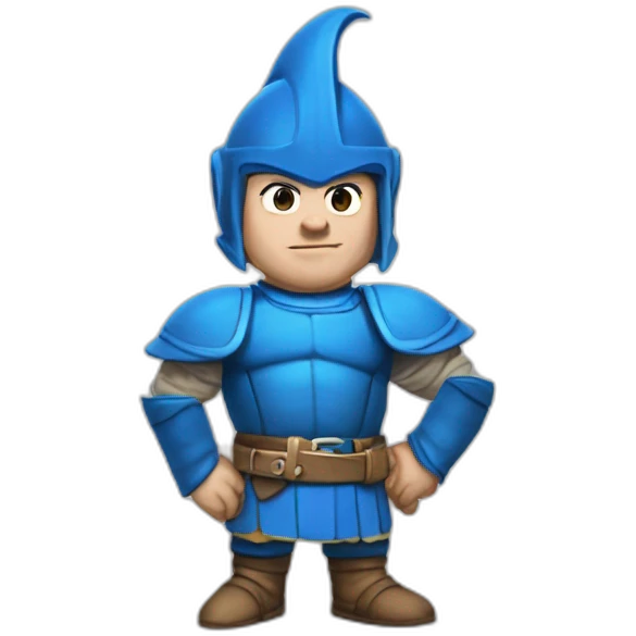 sportacus as a dwarf from dungeons and dragons emoji
