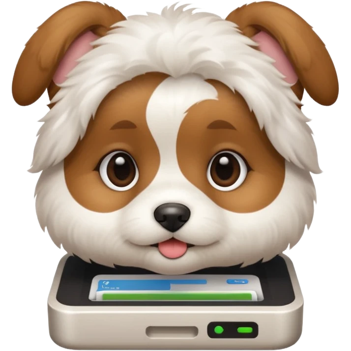 Data, small puppy face lock, server emoji