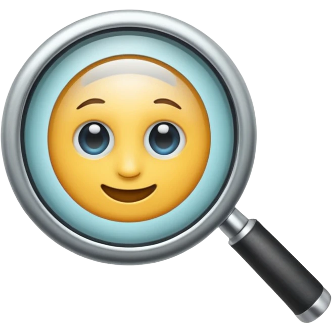 magnifier emoji