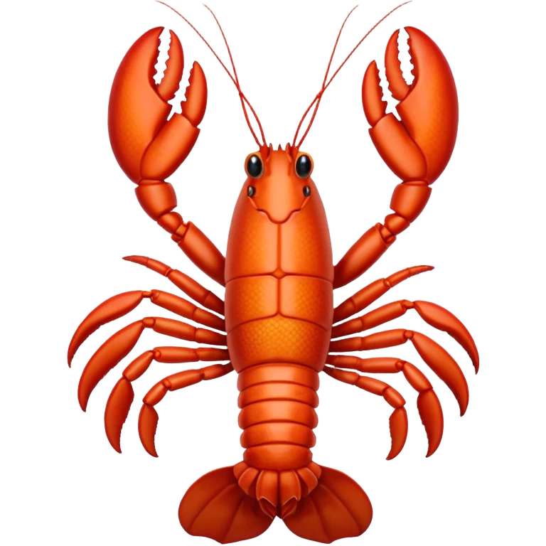 White lobster emoji