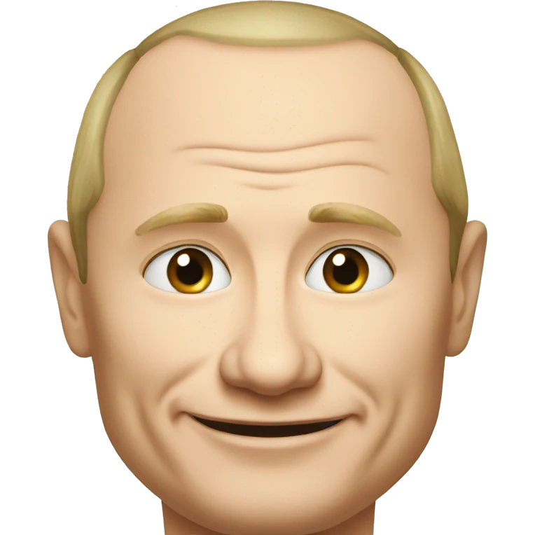 putin with a crooked smile emoji