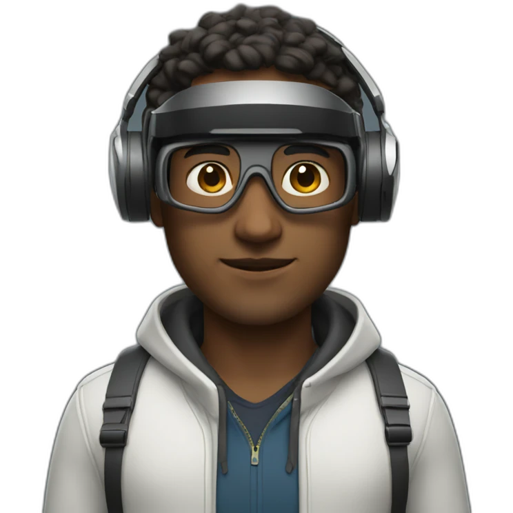 Male VR designer emoji