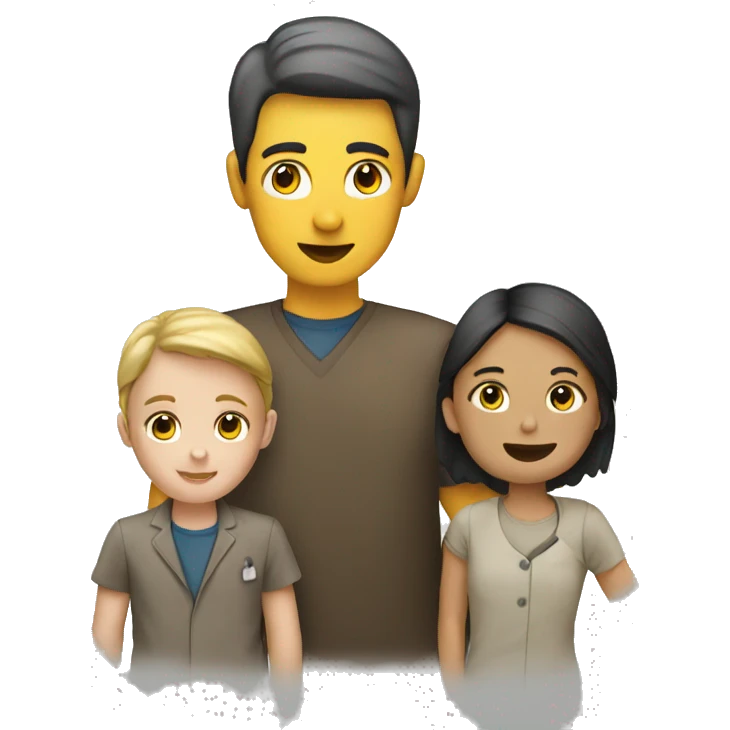 staff talking to child emoji