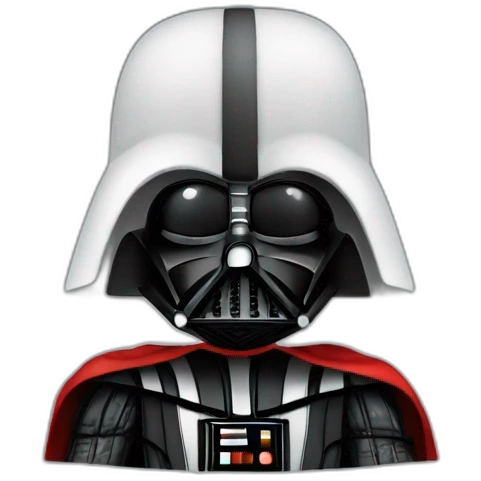 Darth vader in Santa Claus suit emoji