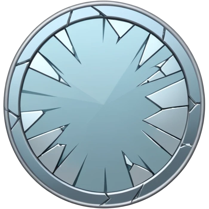 cracked mirror emoji