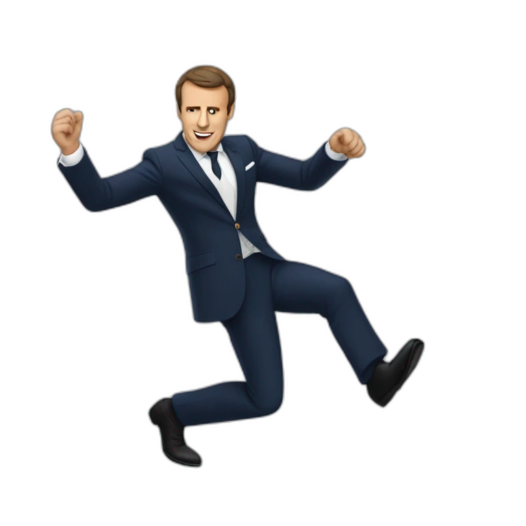 macron qui danse emoji