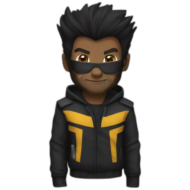 wolverine black clothes emoji