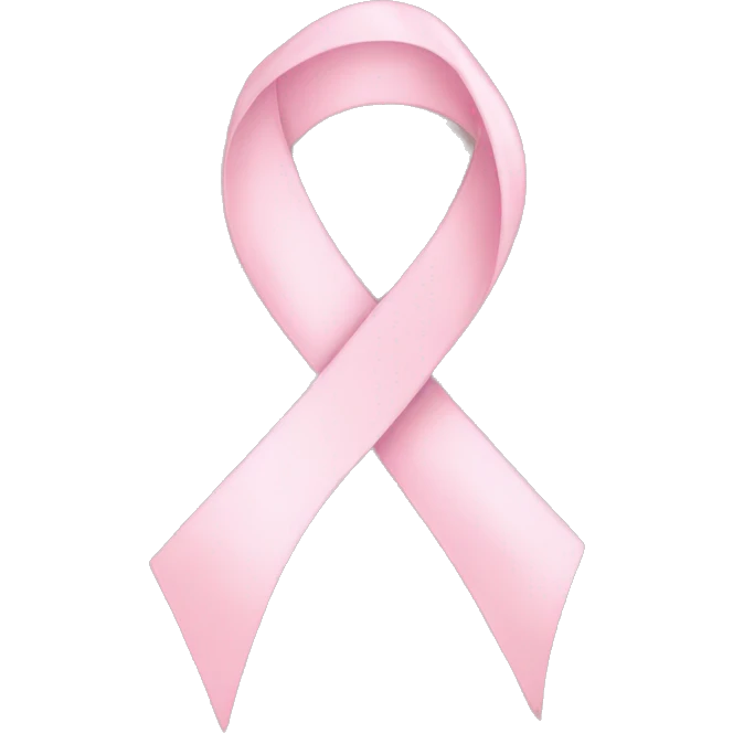 light pink ribbon emoji