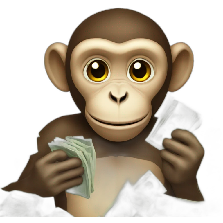 monkey-with-money emoji