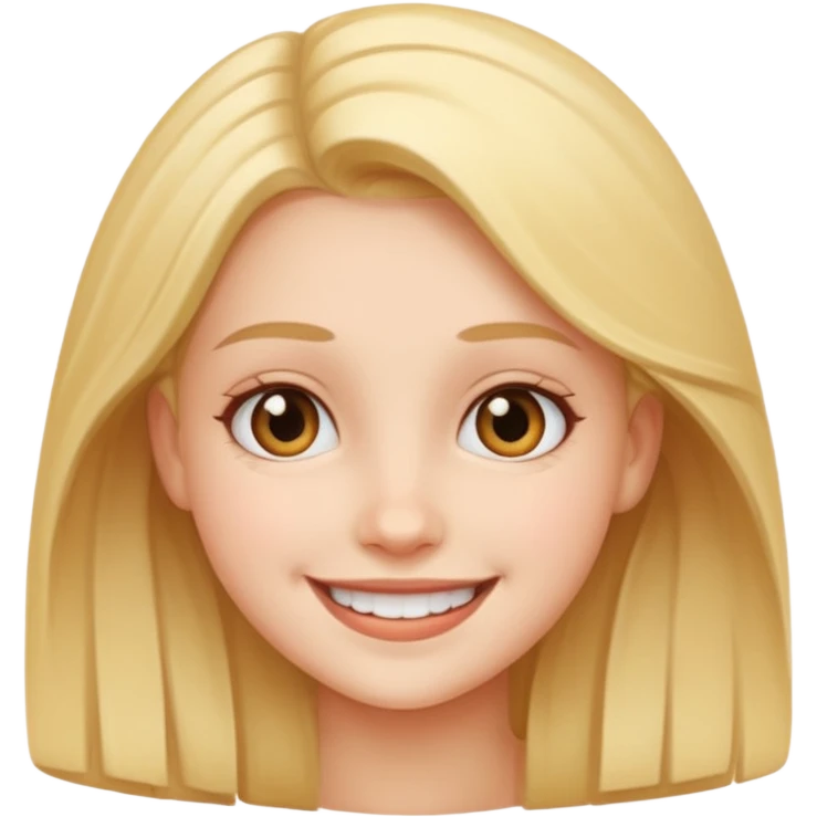 Girl smiling emoji