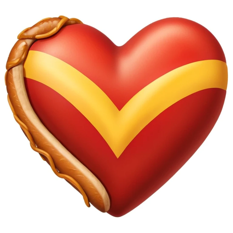 Corazon con bangers de Venezuela emoji