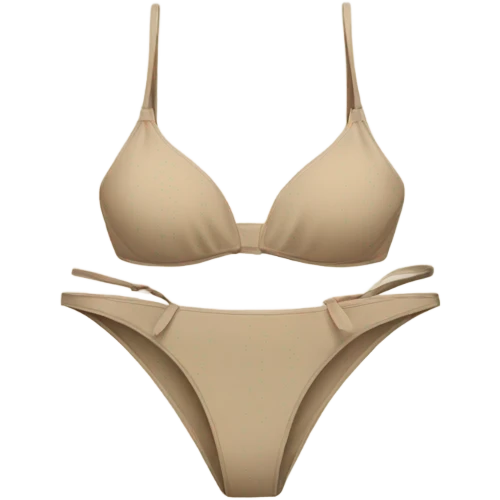 Beige bikini emoji