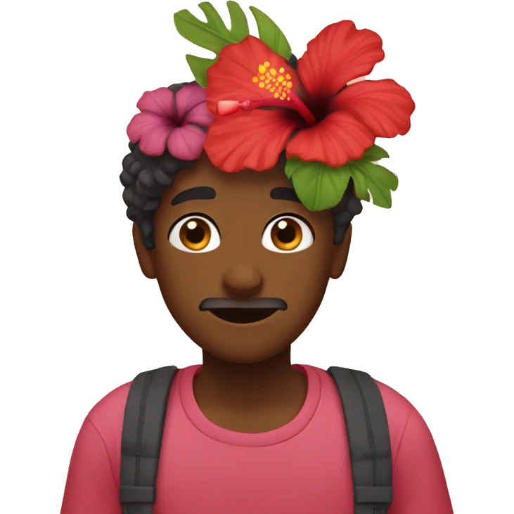 hibiscus emoji