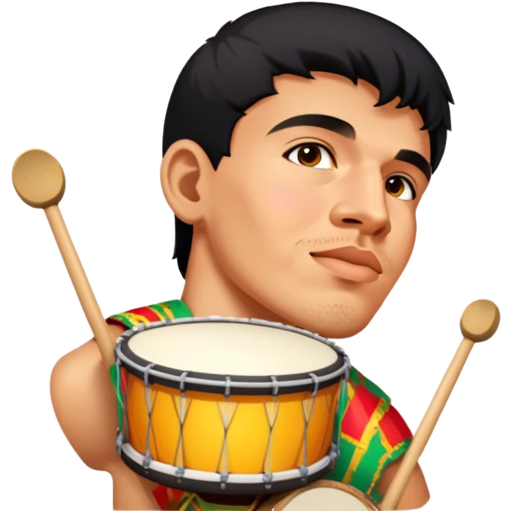 Festive Drummer emoji