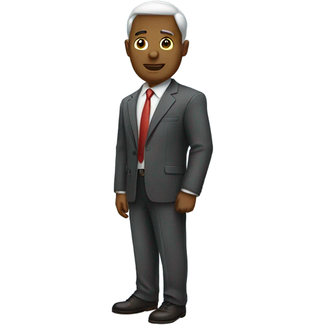 Standing on business  emoji
