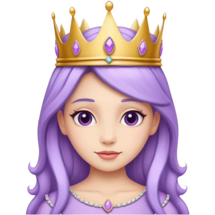 Lavender princess  emoji