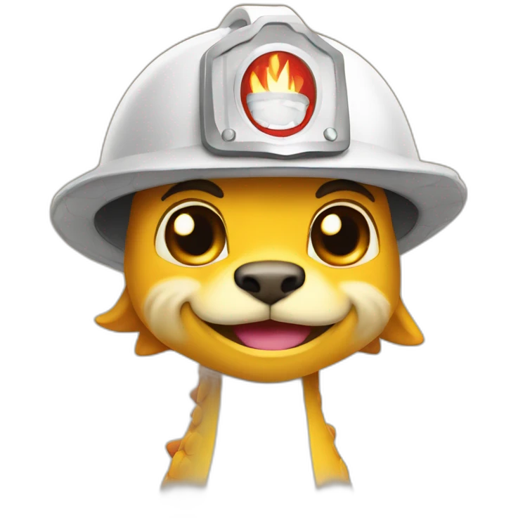 Pompier sur Dragon emoji