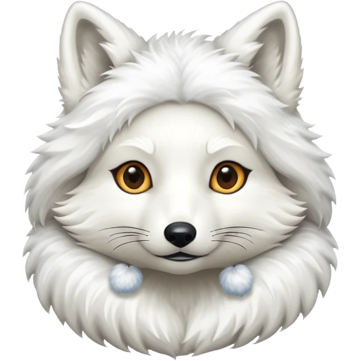 white fox emoji