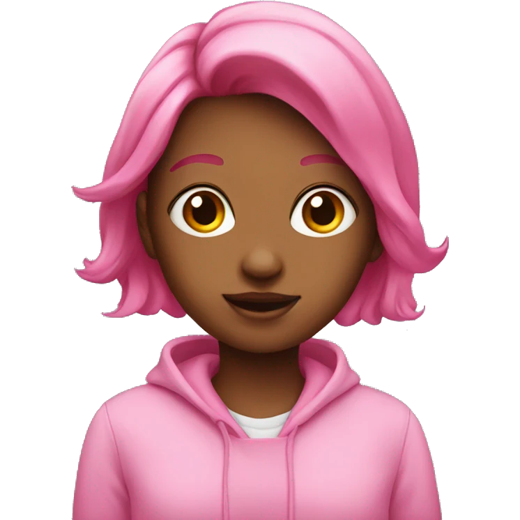 Pink girl emoji emoji