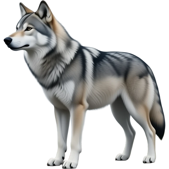 whistling female wolf emoji