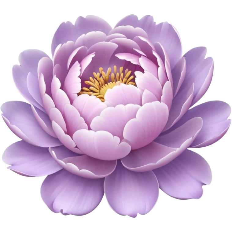 lilac pastel peonies emoji