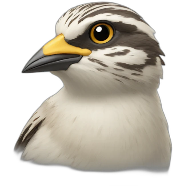 lark portrait, front view emoji