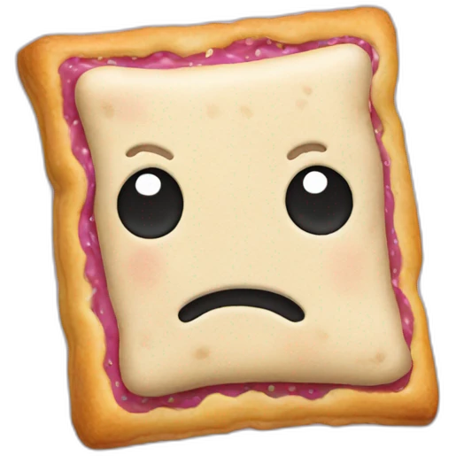 pop tart thinking emoji