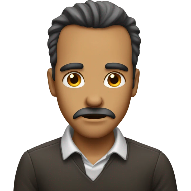arrogant person with bored expression emoji